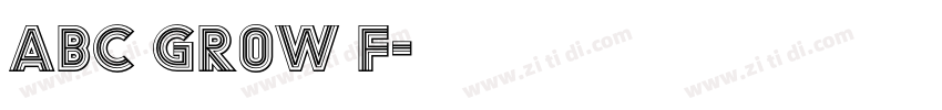 ABC Grow f字体转换